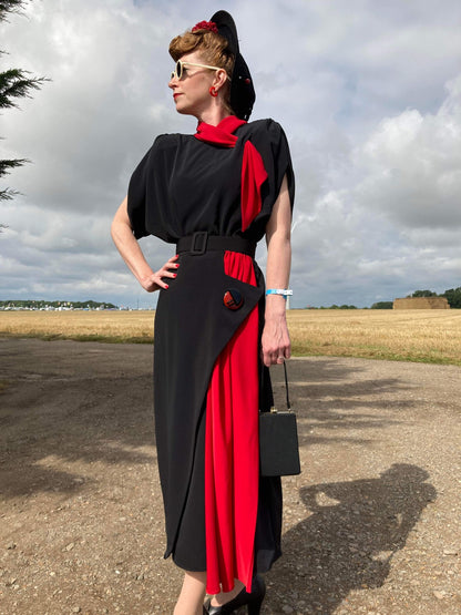 1940's Colour Block Dress - Made to order deposits