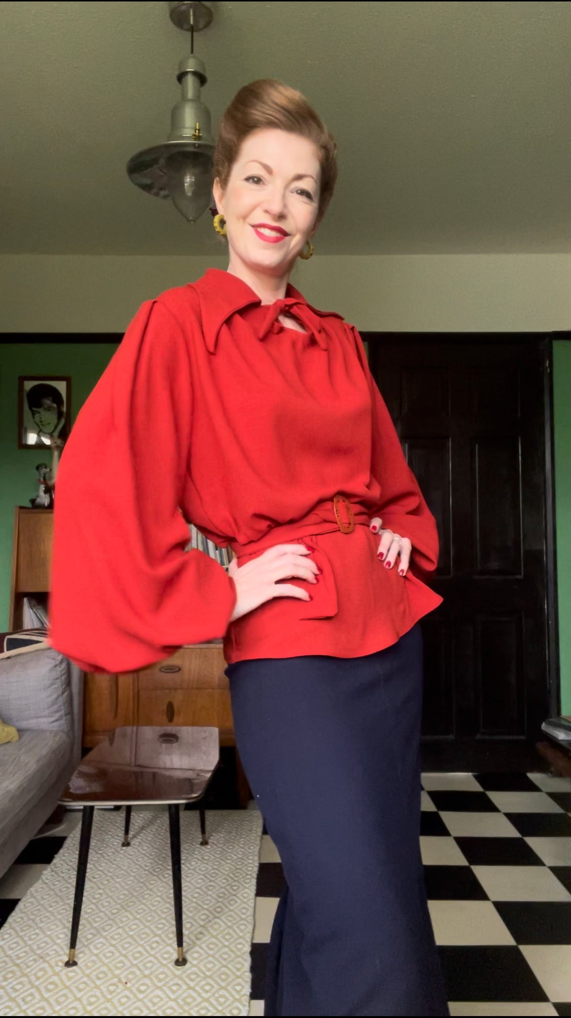 1930's bishop sleeve blouse - Made to order deposits